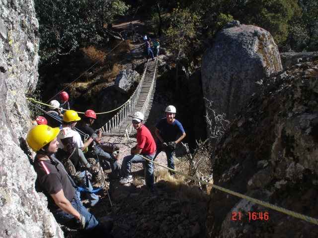 Puentes colgantes y tirolesas